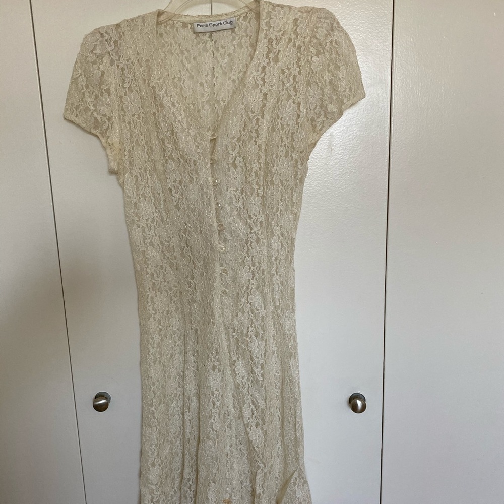 Vintage lacy minidress